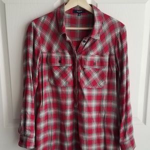 Madewell Dresses - Madewell Red Flannel Daywalk Shirt Dress Size XS Madewell Dresses - Madewell Red Flannel Daywalk Shirt Dress Size XS